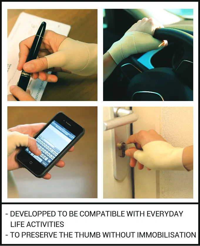 FLEXIBLE THUMB BRACE - Day use